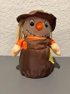 USED Goffa 6.5" Collapsible Spring Scarecrow Plush Fall Autumn Halloween Decor - Picture 1 of 9