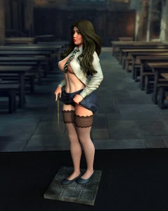 1/24 1/18 Witch Academy Unpainted Unassembled 3D Printing Model Garage Kits - Picture 1 of 4