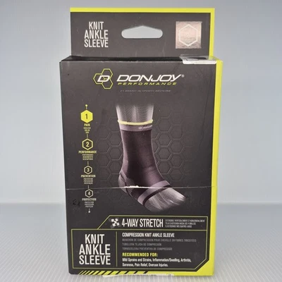 DonJoy Performance Ankle   4 Way Stretch  Sleeve  Stabilizer Size S New  - Image 1 of 4