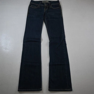 Pantalones de mezclilla elásticos BKE 25 Tall Sabrina ajustados corte bota enjuague para mujer Foto 1 de 4