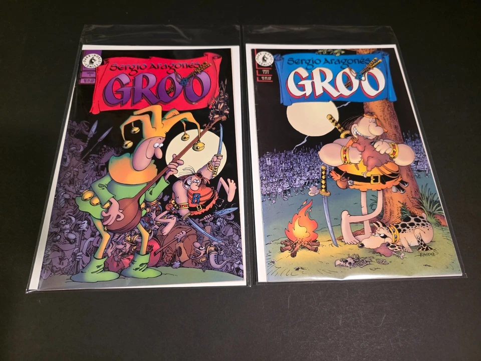 Sergio Aragones Groo #3 & 4 (Dark Horse Comics, 1998) ☆ 2 Book Lot ☆ Foto 1 de 4