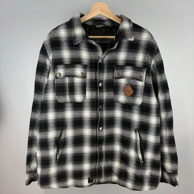 Harley Davidson 厚法兰绒夹克修身 XL — 第 1/4 张图片