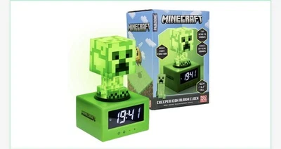 Minecraft Creeper Icon Reloj Despertador Paladone NUEVO EN CAJA Mojang  Foto 1 de 4