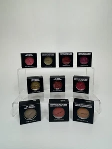 MAC Eyeshadow Lot (10) Soft Matte/Dazzle/Veluxe Pearl Shades - Picture 1 of 8