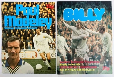 Leeds United Paul Madeley 1977 and Billy Bremner 1974 Testimonial Programmes - Image 1 of 2