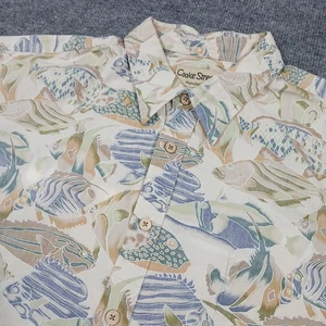 Cooke Street Honolulu Hawaiihemd Herren Größe 2XL Fischmuster Freizeithemd - Bild 1 von 8