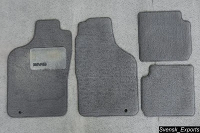 SAAB NG900 94-98 OEM Genuine *CLEAN* Light Grey Carpet FLOOR MATS RARE 900 Foto 1 de 3