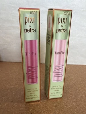 Pixi By Petra TintFix Satin Lip Tint 0.16oz Love & Heavenly LOT OF 2 NEW! - Image 1 of 4