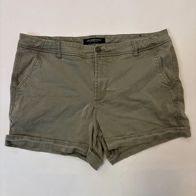 Women’s stretch Liverpool Johnny Short Size 16/33 In Olive Green Mid Rise - Image 1 of 4