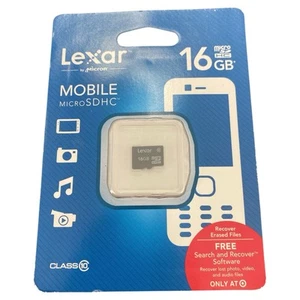 Lexar 16GB Mobile Micro SDHC Class 10 Brand New - Picture 1 of 4