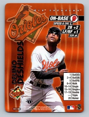 MLB Showdown 2001 primera edición Delino DeShields #051 Foto 1 de 2