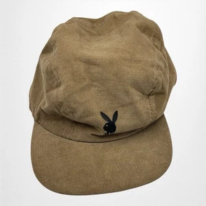 RARE Vintage PLAYBOY 2-Panel Hat Tan Corduroy - Picture 1 of 5