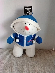 Nuevo con etiquetas. "Muñeco de nieve de peluche frío Buffalo Bills The Memory Company pies con cuentas 17"" NFL".  - Imagen 1 de 9