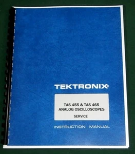 Tektronix TAS 455 & TAS 465 Service Manual: Comb Bound & Protective Covers - Picture 1 of 1