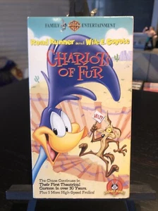 Chariots of Fur (VHS 1996) Warner Looney Tunes Road Runner Coyote 6 RARE HTF NM - Imagen 1 de 5