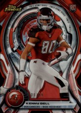 2015 Finest Atomic Refractor Rookies Red Refractors Card #ARDCKB Kenny Bell /99