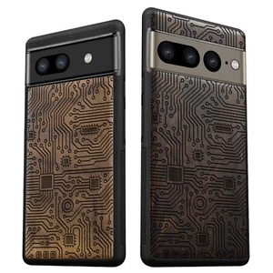 Holz Handyhülle für Google Pixel 8 Pro 7a 7 Pro 6 Pro 6a 6 7 8 Cover Schaltung - Bild 1 von 12