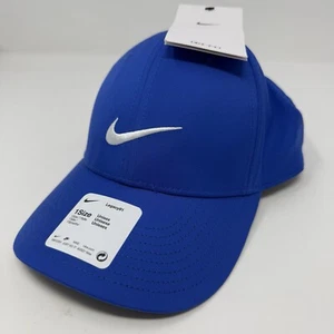 Nike Legacy91 Hat Unisex One Size Dri-Fit Royal Blue Tech Baseball Swoosh Cap - Picture 1 of 8