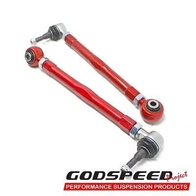 Fits 05-12 BOXSTER 987 Adjustable Rear Toe Arms With Ball Joints Spherical Be... - Image 1 of 4