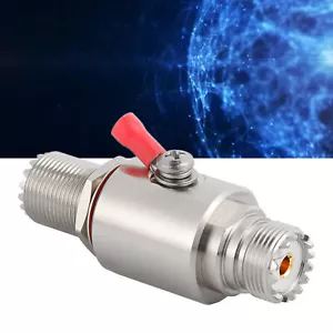 Protector contra sobretensiones coaxial UHF hembra a hembra - Imagen 1 de 12