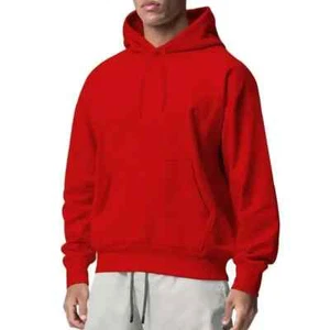 Men's Zip Up Hoodie Jacket Plain Full Zipper Hooded Fleece Sweatshirt Athletic - Picture 1 of 35