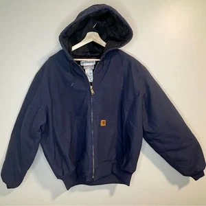 Giacca da lavoro Carhartt con cappuccio blu navy 2XL - Foto 1 di 8