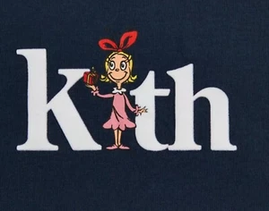 Kith x Grinch Serif Tee  NOCTURNAL Size XL Confirmed Order - Picture 1 of 3
