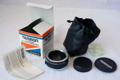 Teleconvertidor Tamron F-System 2x O MC4 para Olympus OM Nuevo en Caja Hecho en Japón Foto 1 de 4