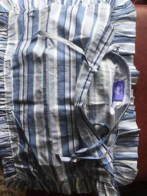 Pine Cone Hill azul blanco rayas farsa estándar Foto 1 de 4