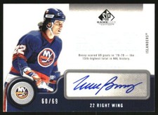 2005-06 SP Game Used Statscriptions #STMB Mike Bossy Auto /69