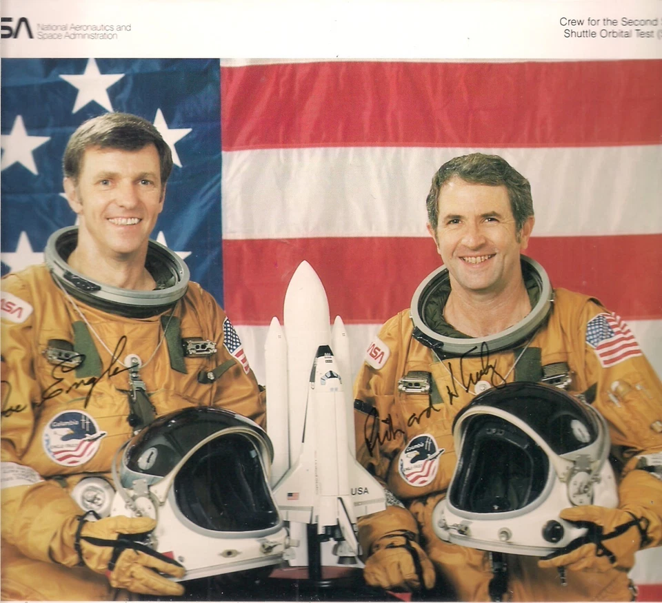 Autogramm Space Shuttle STS -2 Astronatenteam - Bild 1 von 1