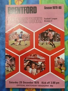 Programme Brentford V Swindon Town 29 December 1979 - Picture 1 of 1