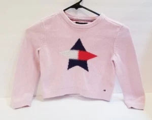 Tommy Hilfiger Girls Pink Sweater Size S/P (6-7) - Picture 1 of 7
