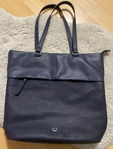 Große Neue Dunkelblaue Handtasche Shopper Umhänge Gerry Weber traumhaftes Design - Bild 1 von 23