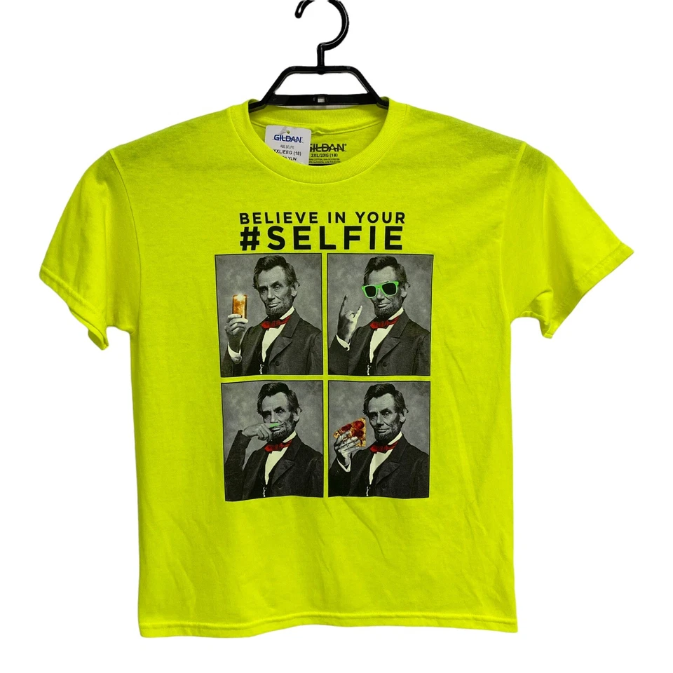 Camiseta Gildan Jóvenes Niños Manga Corta Neón Talla 2XL Foto 1 de 4