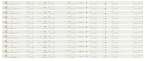 FOR TCL-65D2900-12X7-3030-LX20180403 LED STRIP SET 12 PCS ON SET 30767 - Picture 1 of 1