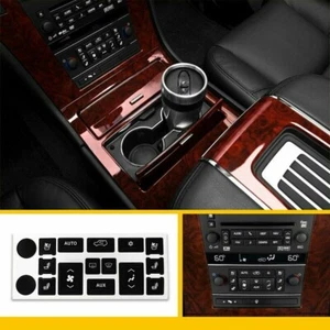 2007-2014 Cadillac Escalade A/C Climate Control Button Repair Decals sticker - Picture 1 of 5