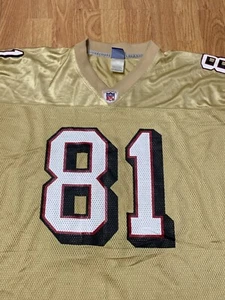 Vintage Reebok Jersey Mens 4XL NFL San Francisco 49ers Terrell Owens 81 Mesh - Picture 1 of 12