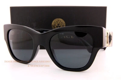 Brand New VERSACE Sunglasses VE 4415U GB1/87 Black/Dark Grey For Women — 第 1/4 张图片