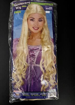 Guinevere NIP блондинка парик костюм для Хэллоуина взрослых женщин эпохи Возрождения новый - Изображение 1 из 2