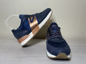 Tretorn Loyola Sneakers Suede Blue Gold Athletic Women’s Size 5 Shoe WTLOYOLA9 - Picture 1 of 18