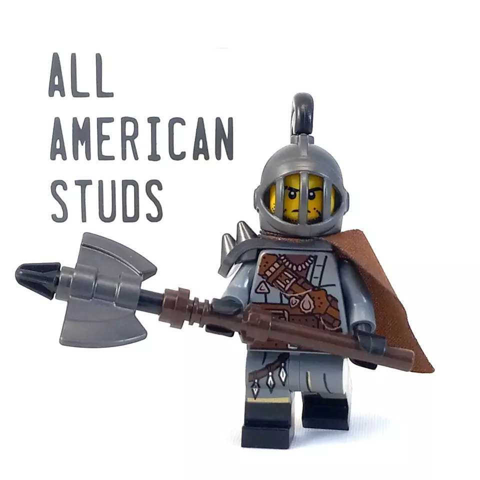 LEGO Castle Black Knight Minifigure Lord of the Rings Viking LOTR Torso 79008 - Image 1 of 4