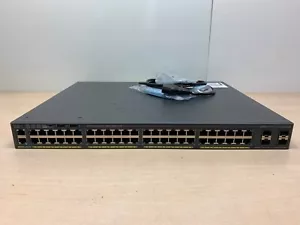 CISCO Catalyst WS-C2960X-48FPS-L 48-Port POE Gigabit Switch - Picture 1 of 3