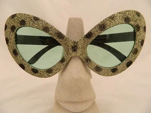 Halloween Sunglasses green with glitter - Picture 1 of 3