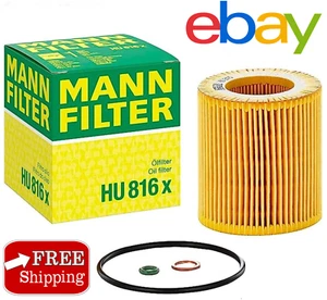 Mann Filter Oil Filter Element - HU816X - Picture 1 of 13