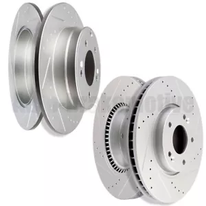 Front Rear Brake Rotors For 2005 2006-2015 Hyundai Sonata 2011-2013 Kia Optima - Picture 1 of 9