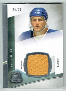 12-13 UD Upper Deck The Cup  Brett Hull  25/25  Last Card  Jersey  HOF