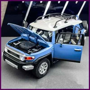 Modellino auto in lega 1:24 TOYOTA FJ Cruiser pressofuso e giocattolo metallo fuoristrada auto - Foto 1 di 19