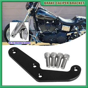 4-Piston Front Brake Caliper Bracket For Harley Road King Softail Electra Glide - Picture 1 of 12