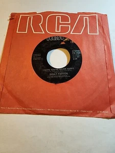 Dolly Parton "Tie Our Love (In a Double Knot)/I Hope You're Never Happy" VG F221 - Picture 1 of 1